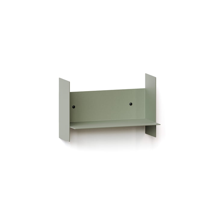 TipToe - PLI wall shelf, 15 x 30 cm, eucalyptus gray