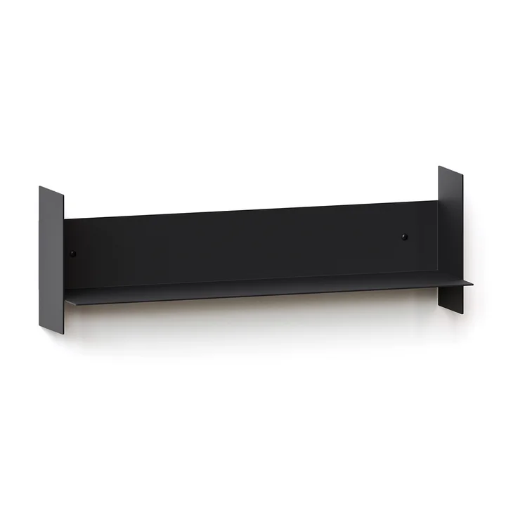 TipToe - PLI wall shelf, 15 x 60 cm, graphite black