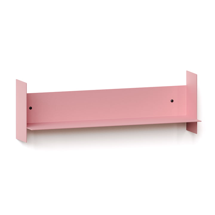 TipToe - PLI wall shelf, 15 x 60 cm, powder pink