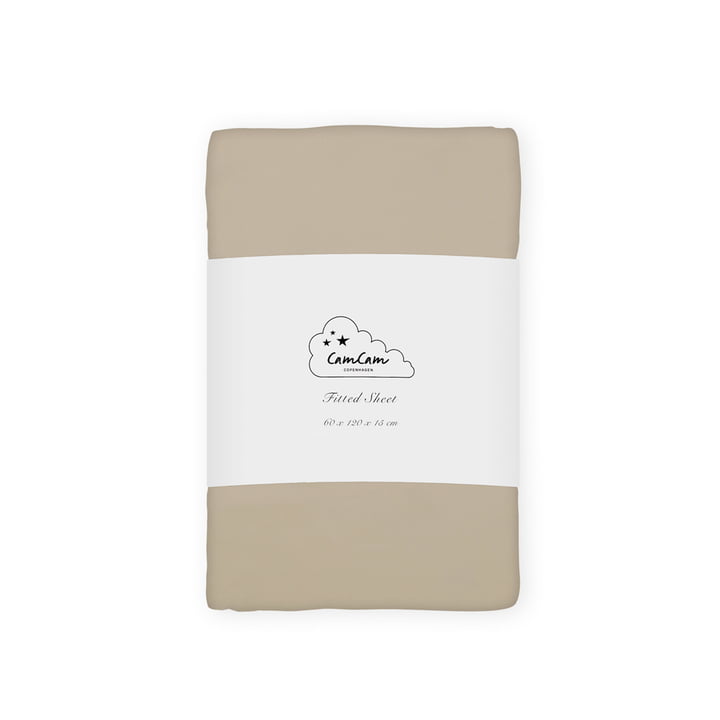 Cam Cam Copenhagen - Children's fitted sheet 120 x 60 cm, hazel