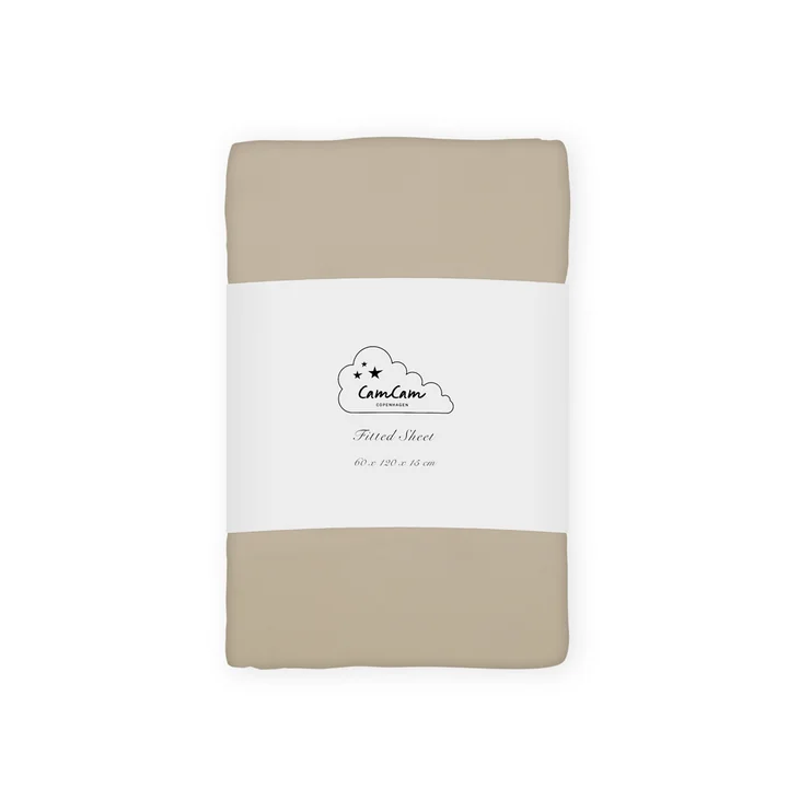 Cam Cam Copenhagen - Children's fitted sheet 120 x 60 cm, hazel