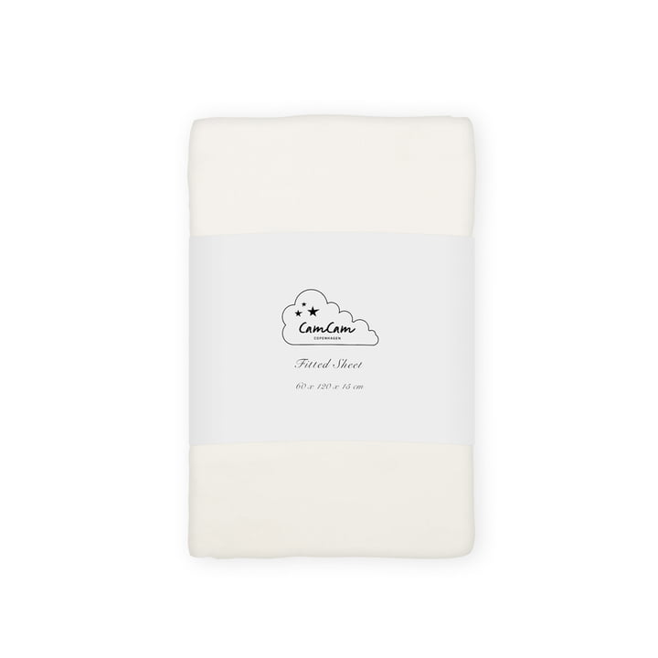 Cam Cam Copenhagen - Children's fitted sheet 120 x 60 cm, off-white