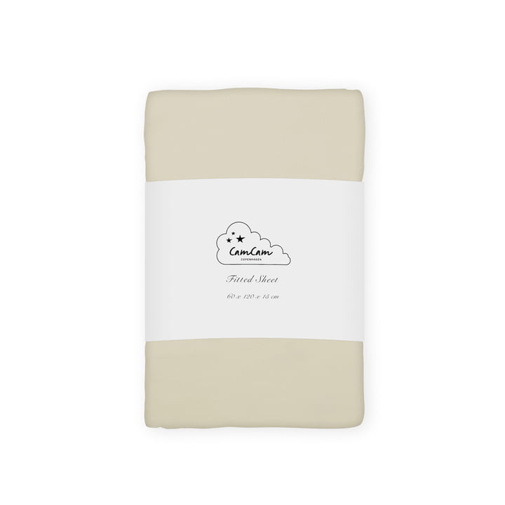 Cam Cam Copenhagen - Children's fitted sheet 120 x 60 cm, praline