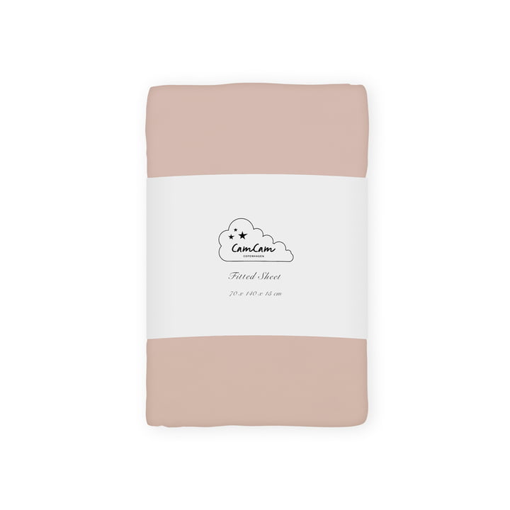 Cam Cam Copenhagen - Children's fitted sheet 140 x 70 cm, dusty rose