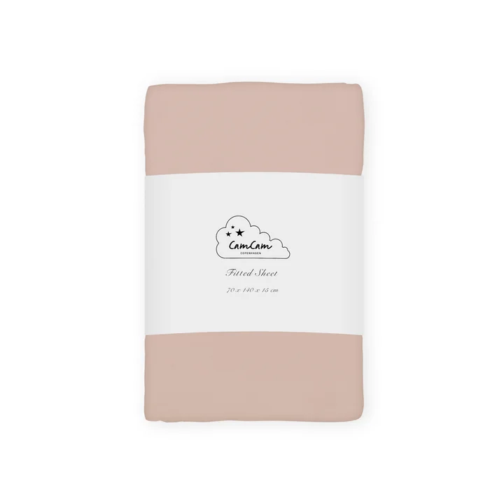 Cam Cam Copenhagen - Children's fitted sheet 140 x 70 cm, dusty rose