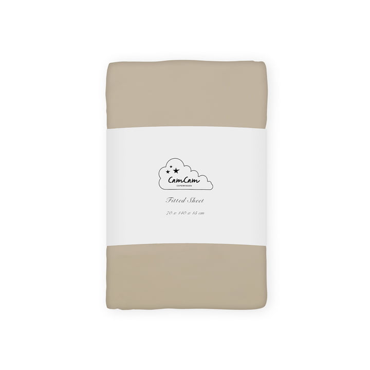 Cam Cam Copenhagen - Children's fitted sheet 140 x 70 cm, hazel