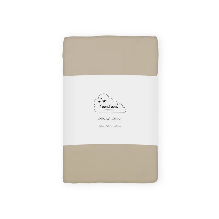 Cam Cam Copenhagen - Children's fitted sheet 140 x 70 cm, hazel