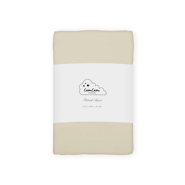 Cam Cam Copenhagen - Children's fitted sheet 140 x 70 cm, praline