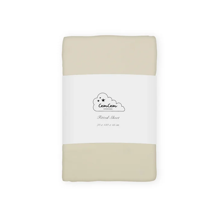Cam Cam Copenhagen - Children's fitted sheet 140 x 70 cm, praline