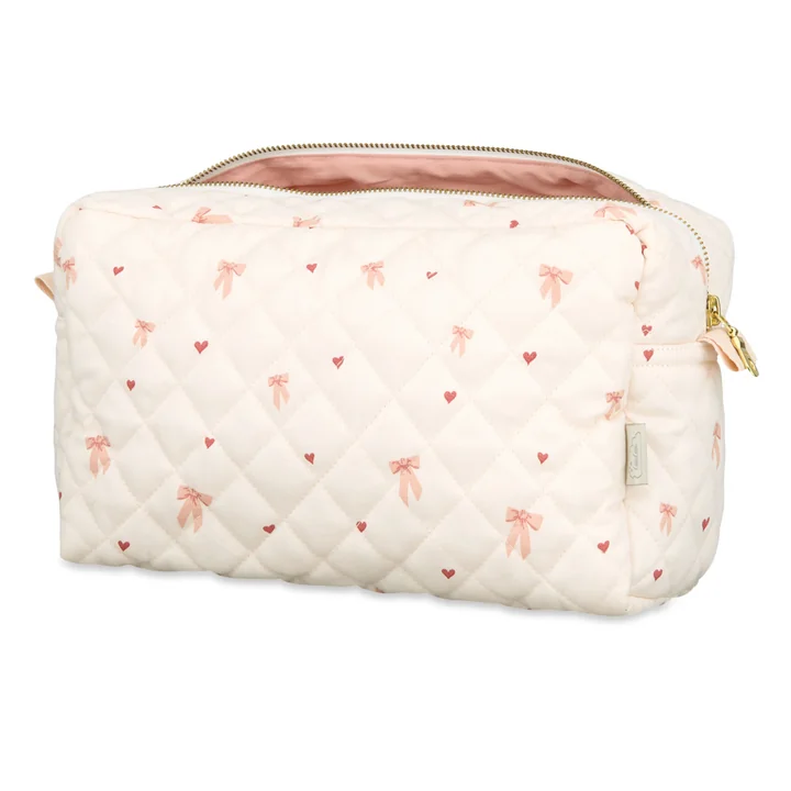 Cam Cam Copenhagen - Cosmetic bag, 27 x 16 x 12 cm, quilted, bows