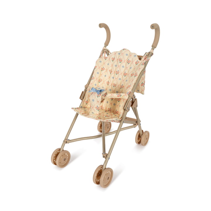 Konges Sløjd - Dolls baby carriage, fleur decor