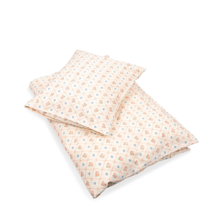 Konges Sløjd - Junior bed linen 100 x 140 cm, fleur decor