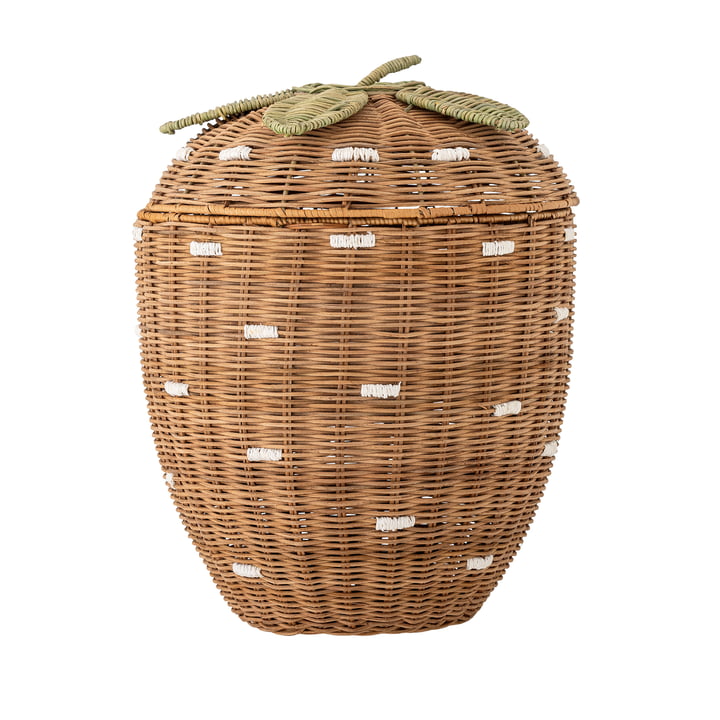 Bloomingville Mini - Pelino storage basket, Ø 30 x 40 cm, rattan