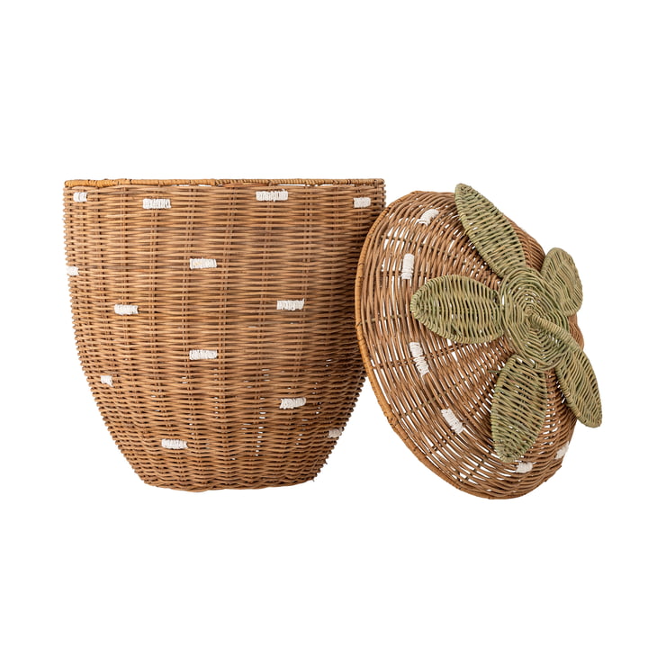 Bloomingville Mini - Pelino storage basket, Ø 30 x 40 cm, rattan