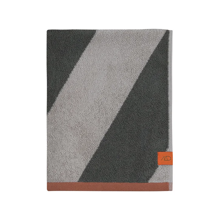 Mette Ditmer - Diagonal Towel, 50 x 90 cm, dark olive