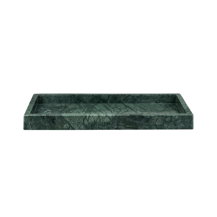 Mette Ditmer - Marble Tray, 16 x 31 cm, dark forest