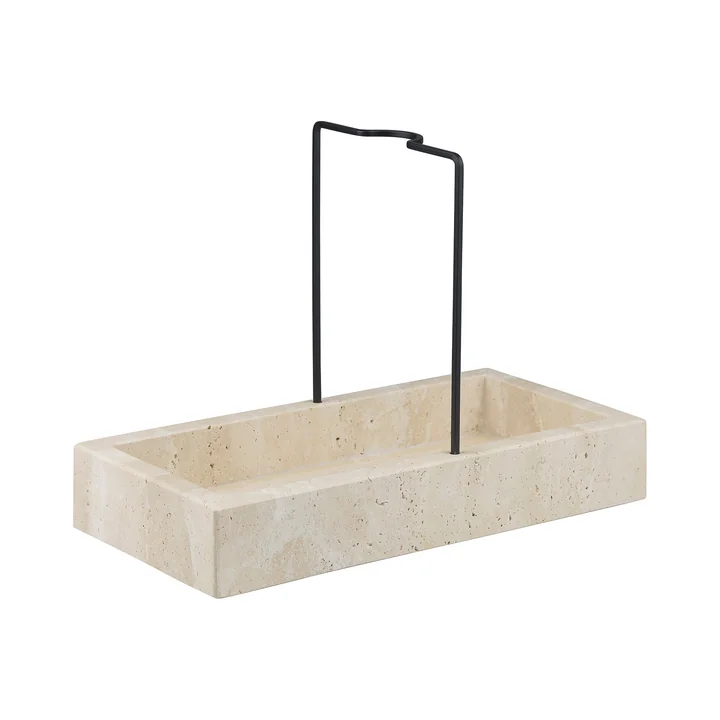 Mette Ditmer - Travertine sink organizer, linen