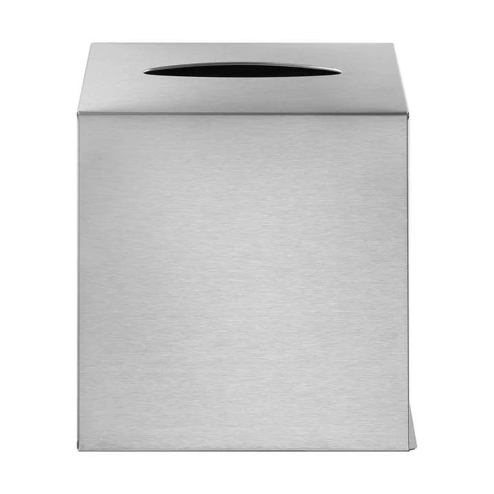Nexio tissue box 13.5 x 14 cm, matt stainless steel by Blomus