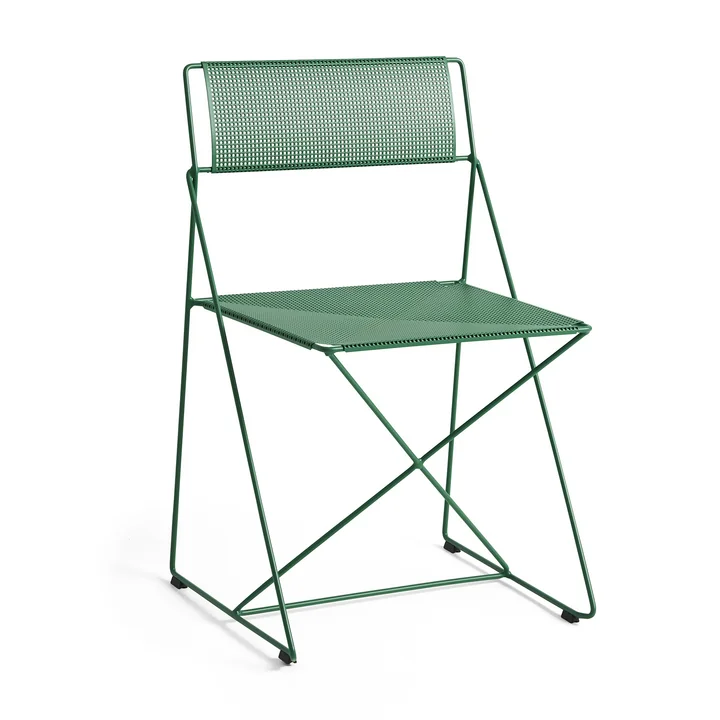 HAY - X-Line Chair, Outdoor, leek green