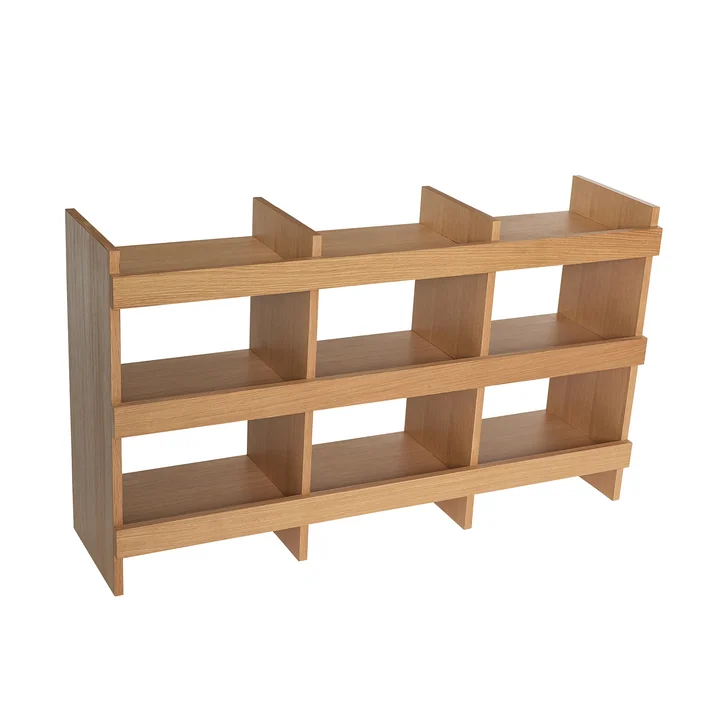 Hübsch Interior - Momentum standing shelf 120 x 31 x 70 cm, oak