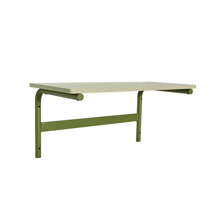 Hübsch Interior - Koi wall desk, green / gray