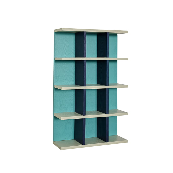 Hübsch Interior - Galaxy shelf 45 x 70 cm, turquoise / blue / gray