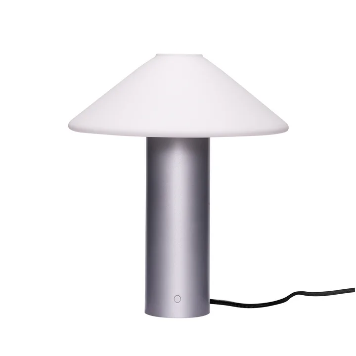 Hübsch Interior - Orbit table lamp, metallic silver