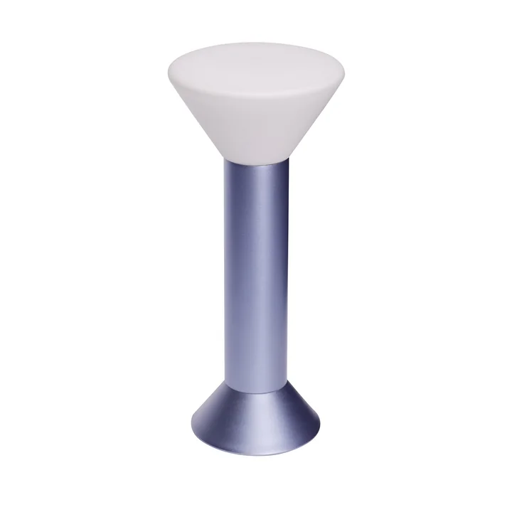 Hübsch Interior - Flash rechargeable lamp, metallic purple