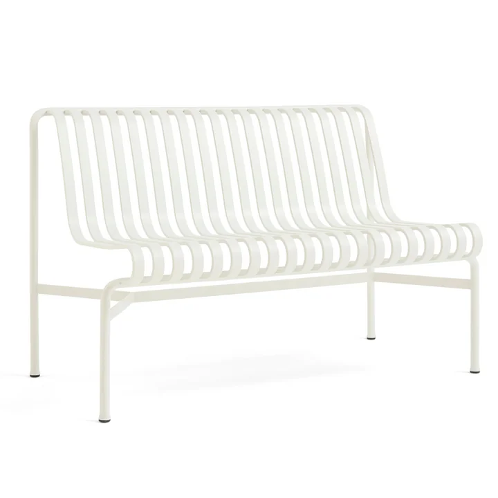 HAY - Palissade Dining Bench without armrests, cream white