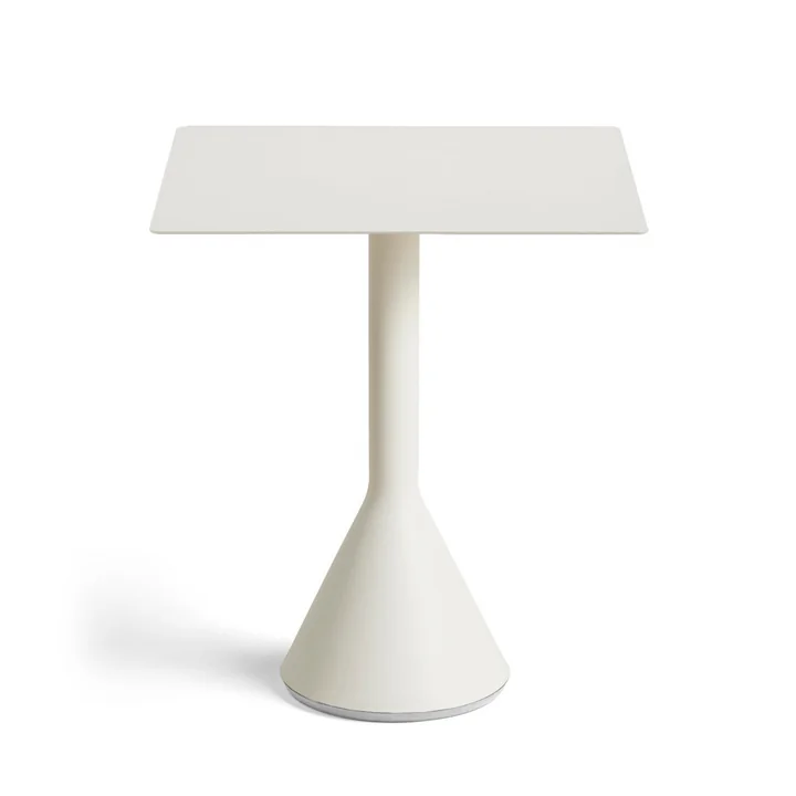 HAY - Palissade Cone Bistro table 65 x 65 cm, H 74 cm, cream white