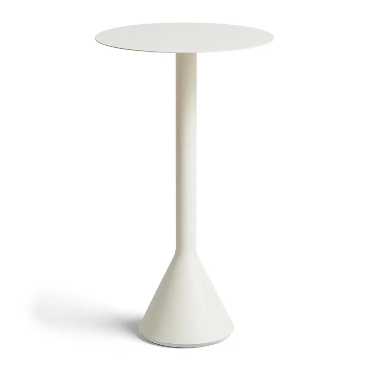 HAY - Palissade Cone High table, Ø 60 x H 105 cm, cream white