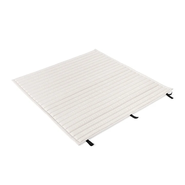 HAY - Palissade Quilted Cushion for Dining Bench, cream white