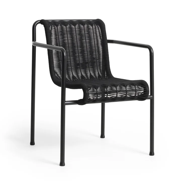 HAY - Palissade Cord Dining Armchair, anthracite