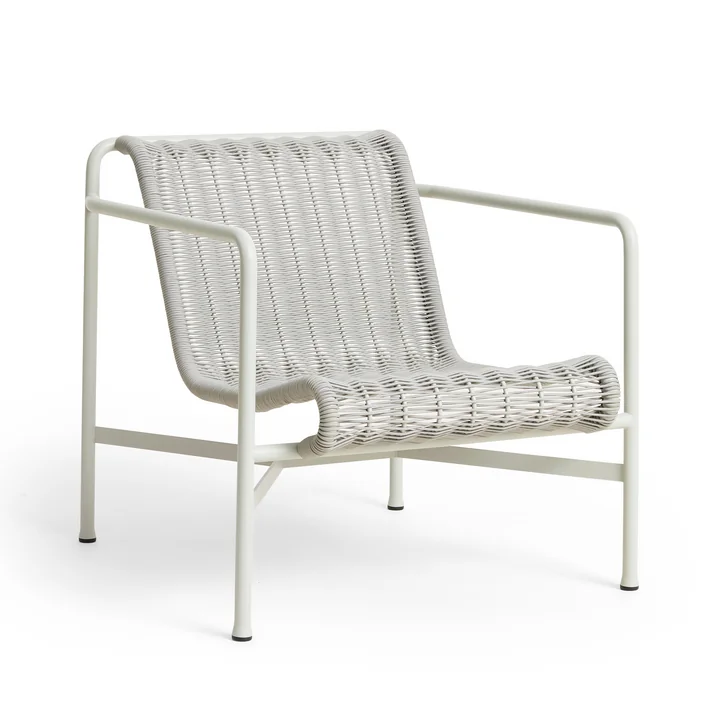 HAY - Palissade Cord Lounge Chair Low, sky gray