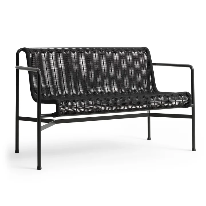 HAY - Palissade Cord Dining Bench, anthracite