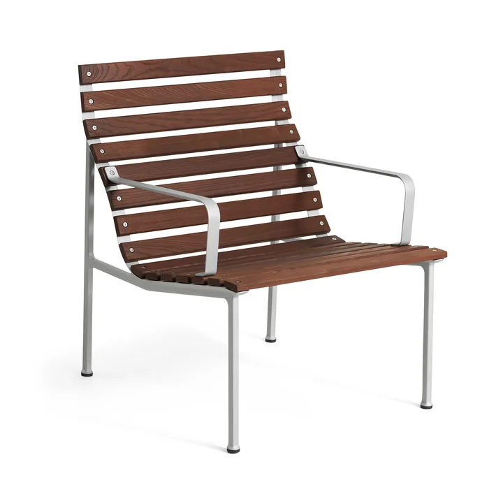HAY - Traverse Lounge armchair, aluminum / oiled ash