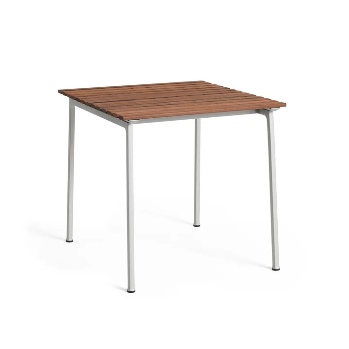 HAY - Traverse table, 75 x 83 cm, aluminum / oiled ash