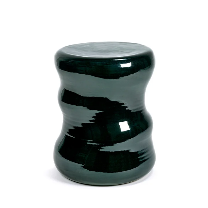 Serax - Pawn Organic Stool, Ø 29 cm, green