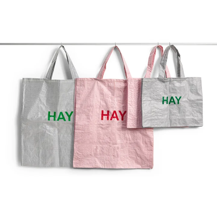 HAY - Candy Mono Bag, gray and light pink