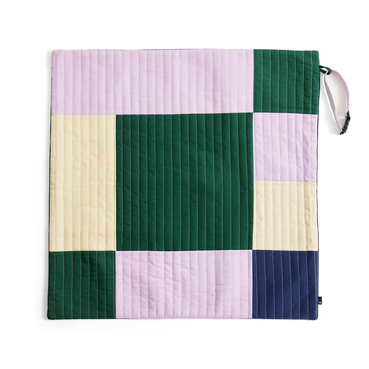 HAY - Dogs Travel blanket, 80 x 80 cm, lavender / green / blue