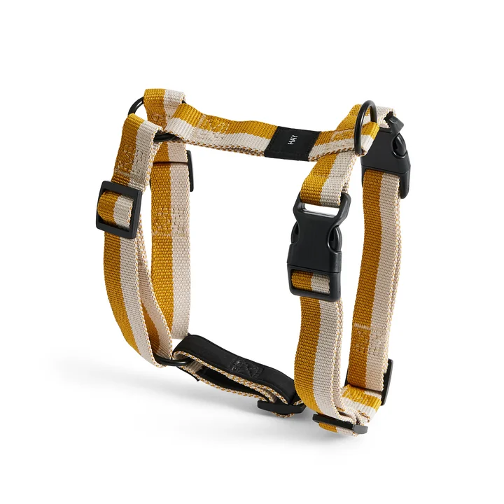 HAY - Dogs Dog harness, M, off-white / ochre