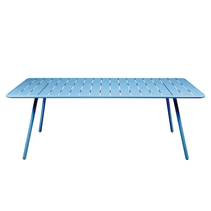 Fermob - Luxembourg Table, rectangular, 100 x 207 cm, maya blue