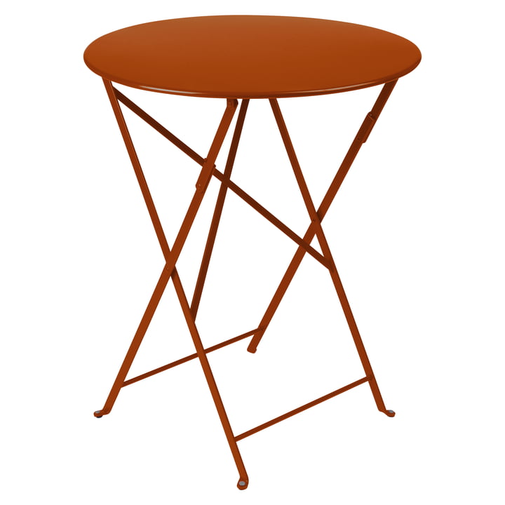 Fermob - Bistro Folding table Ø 60 cm, candied orange
