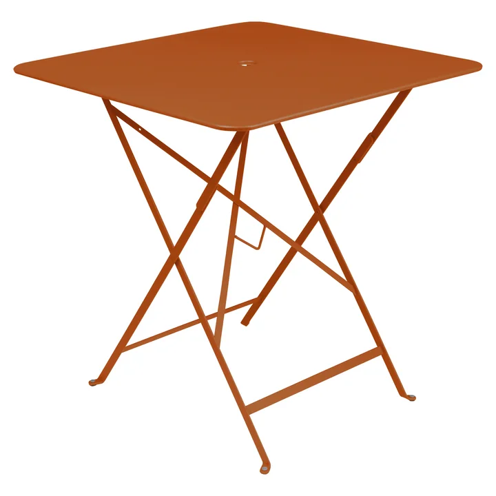 Fermob - Bistro Folding table, 71 x 71 cm, candied orange
