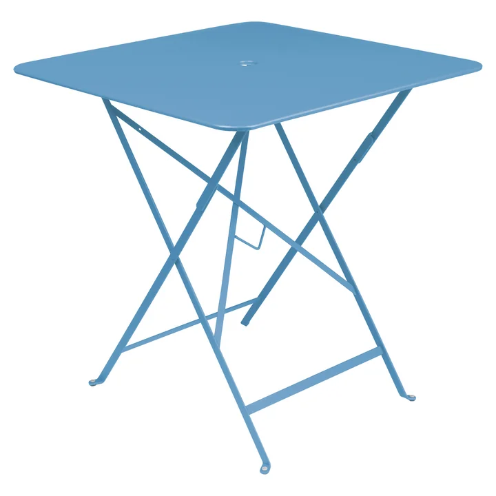Fermob - Bistro Folding table, 71 x 71 cm, maya blue