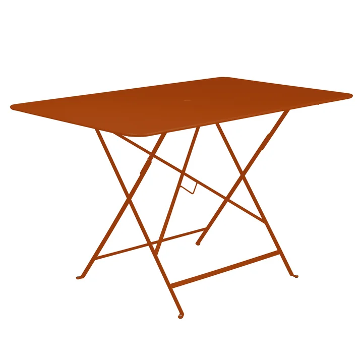 Fermob - Bistro Folding table, rectangular, 117 x 77 cm, candied orange
