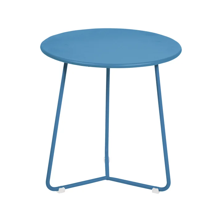Fermob - Cocotte Side table / stool, Ø 34 cm x H 36 cm, maya blue