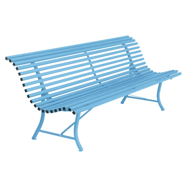 Fermob - Louisiane Bench, 200 cm, maya blue