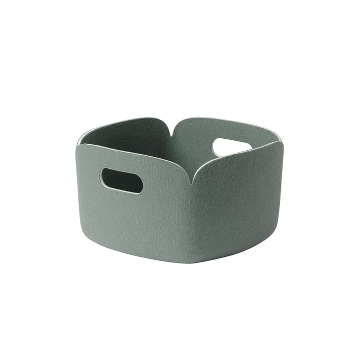 Muuto - Restore Storage basket 28 x 28 cm, dusty green