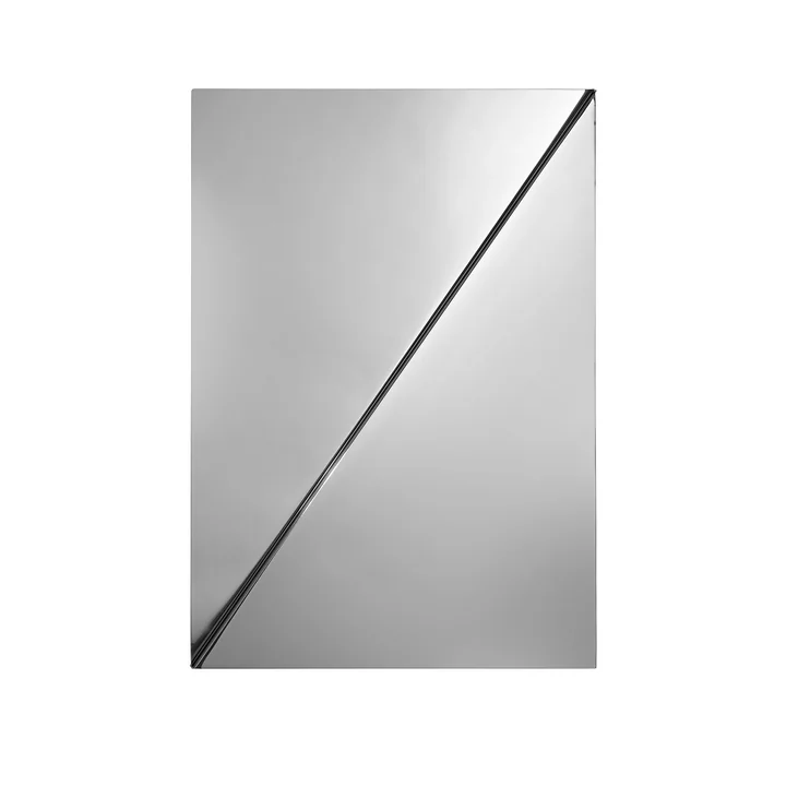 Muuto - Gauze wall mirror, polished steel